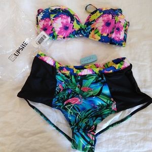 Cute high-waisted bikini, NWT
